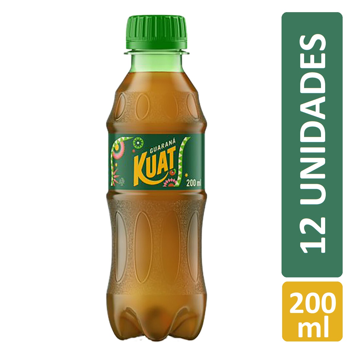 Refrigerante Kuat Mini Pet 200ml 12 Unidades